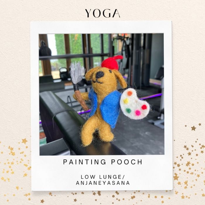 Felt So Good Handmade Felt Painting Pooch Artist Dog Hanging Decoration