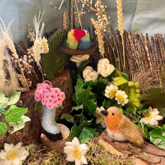 Felt So Good Handmade Felt Pamela The Robin Hanging Decoration