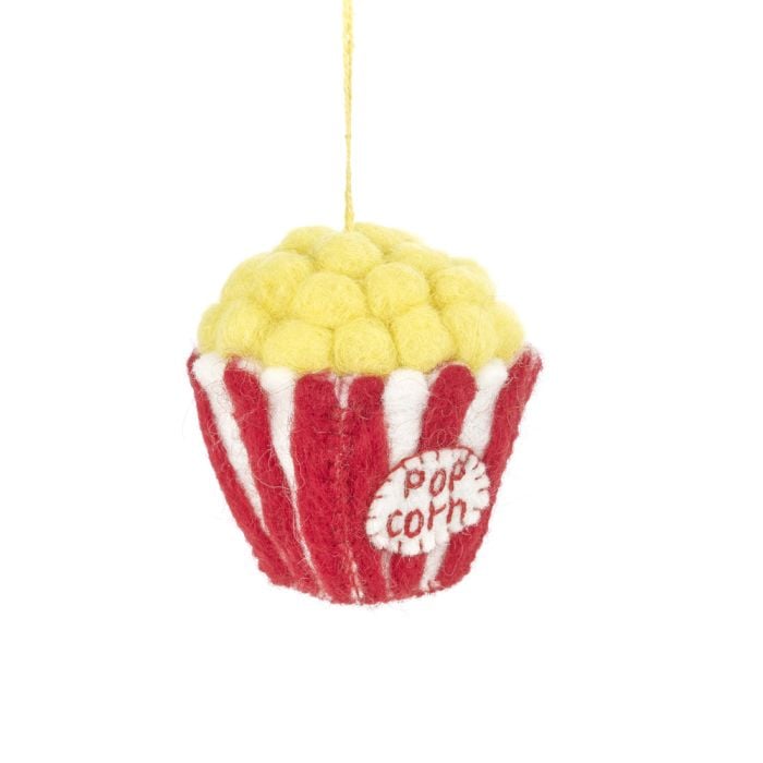 Felt So Good Handmade Felt Poppin' Pop Corn Hanging Decoration
