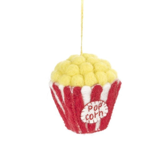 felt so good Handmade Felt Poppin' Pop Corn Hanging Decoration