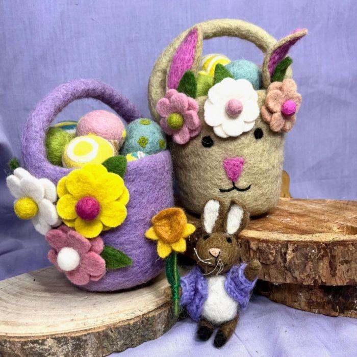 Felt So Good Handmade Felt Remi The Rabbit Easter Hanging Decoration