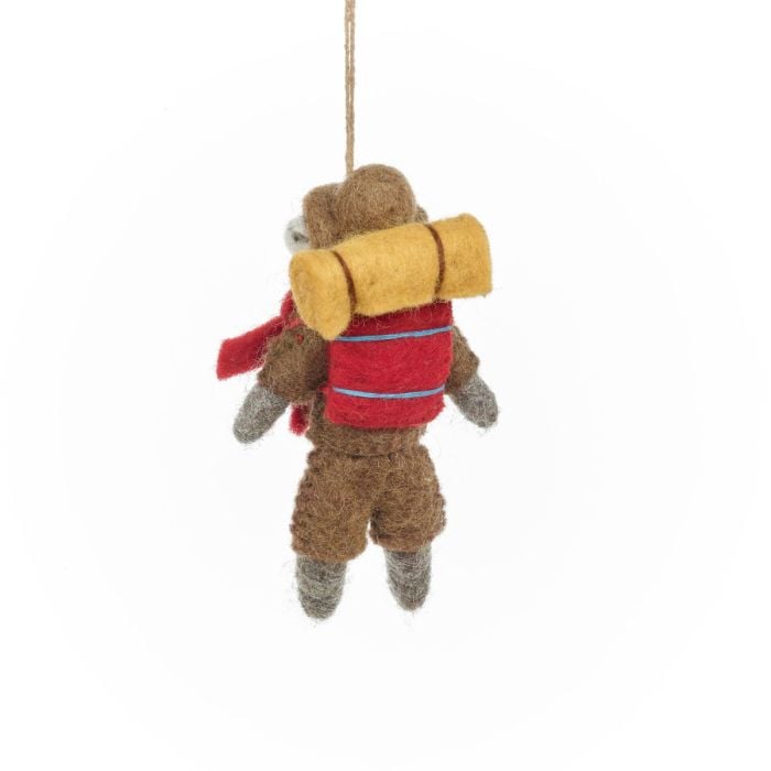 Felt So Good Handmade Felt Scouts Badger Hanging Decoration