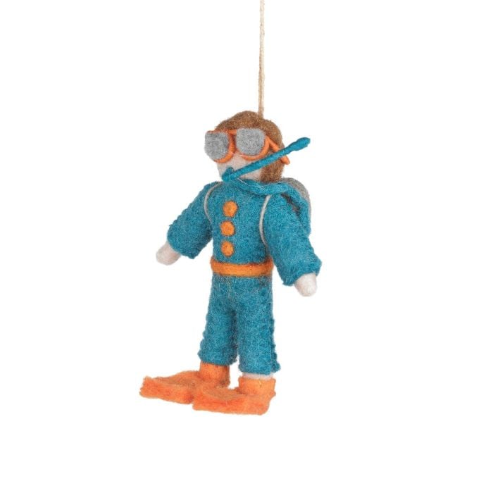 felt so good Handmade Felt Scuba Steve Hanging Decoration