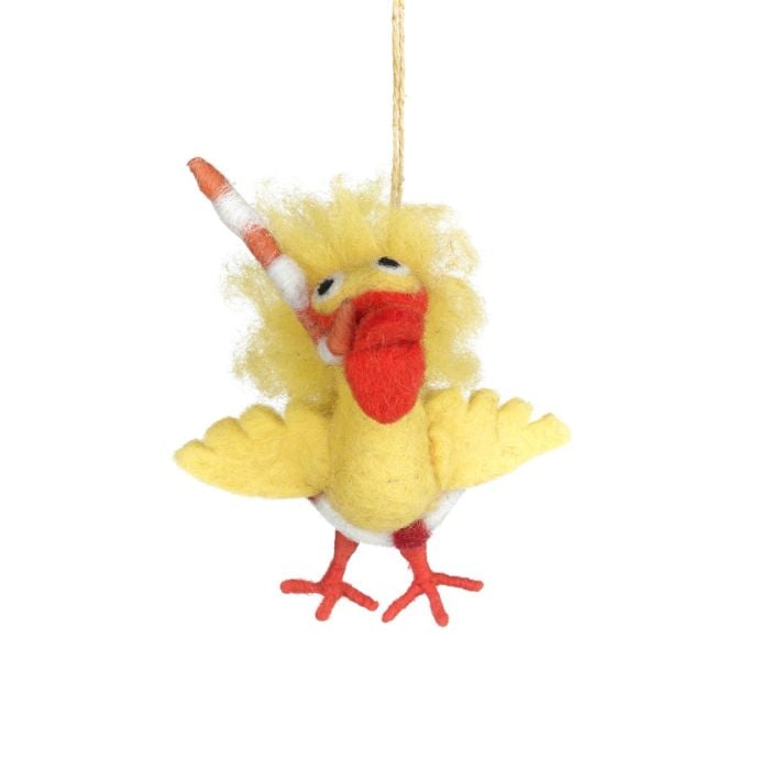 Felt So Good Handmade Felt Snorkelling Chick Sealife Hanging Decoration