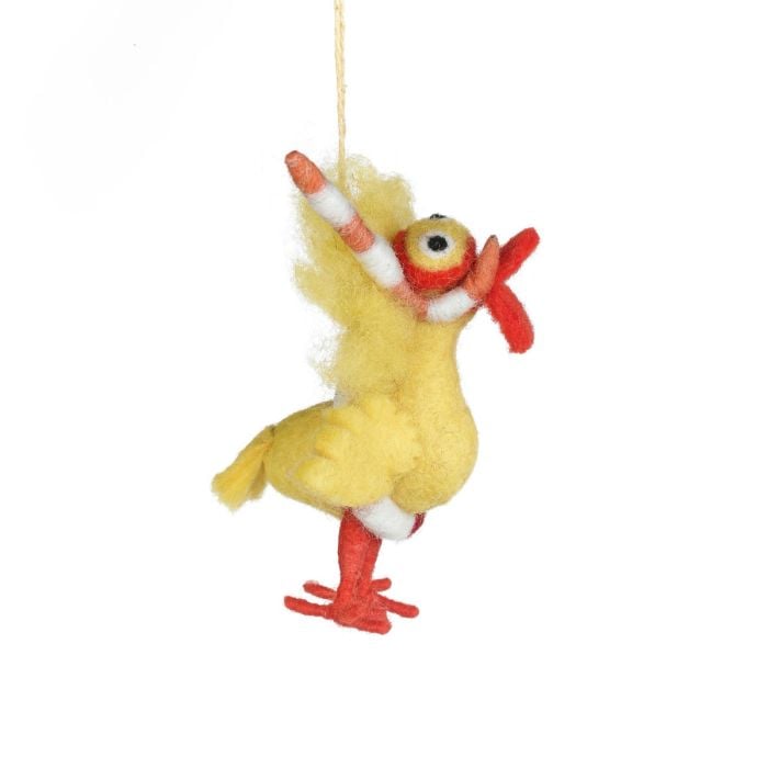 Felt So Good Handmade Felt Snorkelling Chick Sealife Hanging Decoration