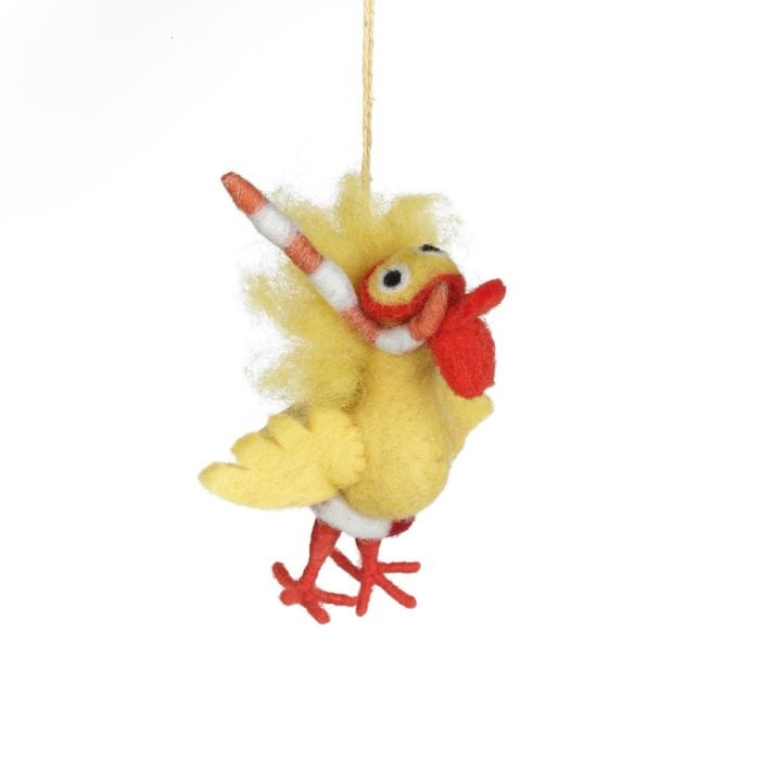 felt so good Handmade Felt Snorkelling Chick Sealife Hanging Decoration