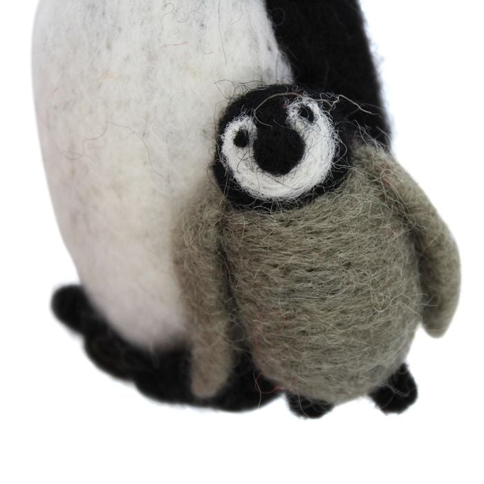 Felt So Good Handmade Felt Snuggly Penguins Biodegradable Hanging Decoration