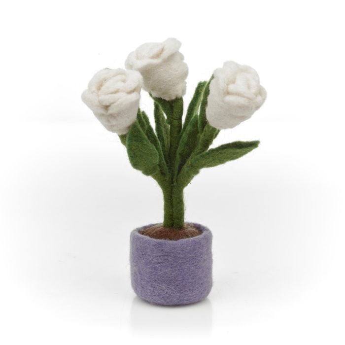 felt so good Handmade Felt Spring Tulips Standing Easter Decoration