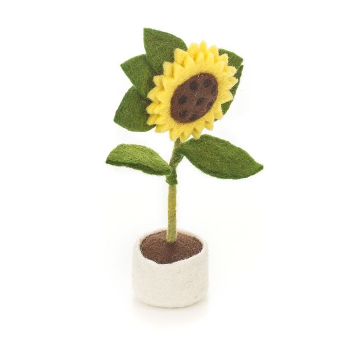 Felt So Good Handmade Felt Sunny Sunflower Standing Easter Decoration