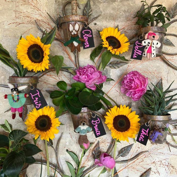 Felt So Good Handmade Felt Thea The Hedgehog Hanging Decoration