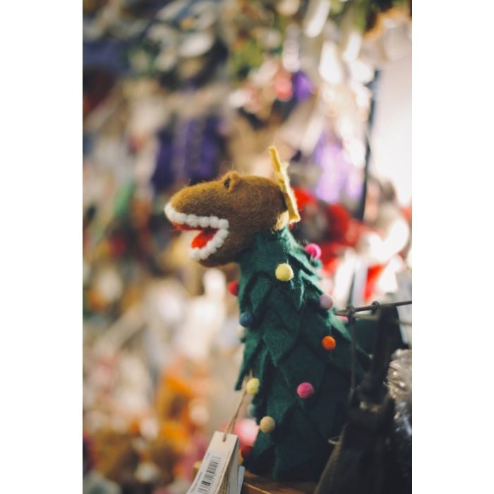 Felt So Good Handmade Felt Tree-Rex Christmas Tree Topper