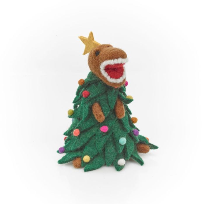felt so good Handmade Felt Tree-Rex Christmas Tree Topper