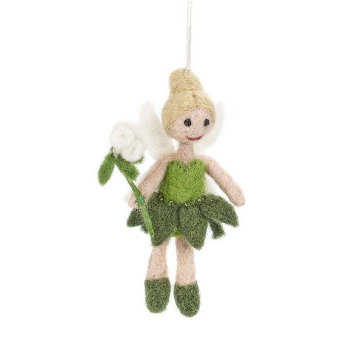 felt so good Handmade Felt Trixy the Garden Fairy Hanging Decoration