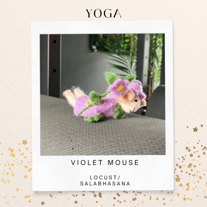 Felt So Good Handmade Felt Violet The Mouse Hanging Decoration