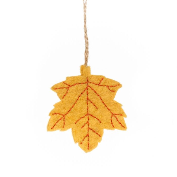 Felt So Good Handmade Felt Woodland Walks (Set Of 5) Hanging Autumnal Decorations