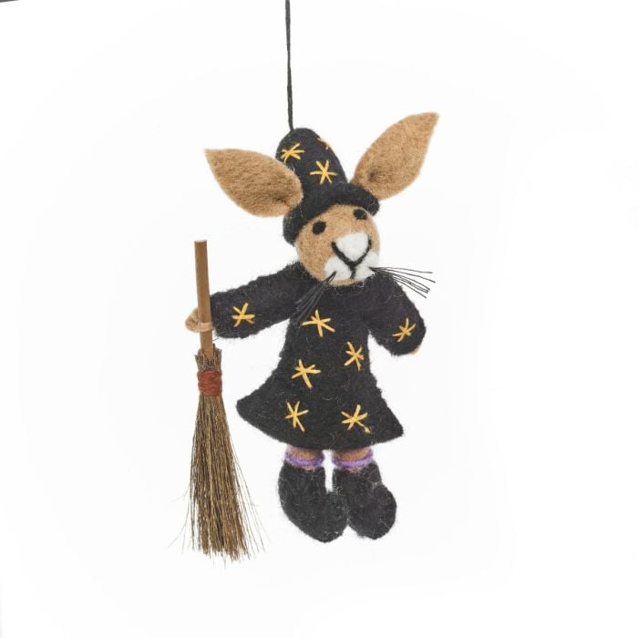 felt so good Handmade Hocus Pocus Hare Hanging Halloween Decoration