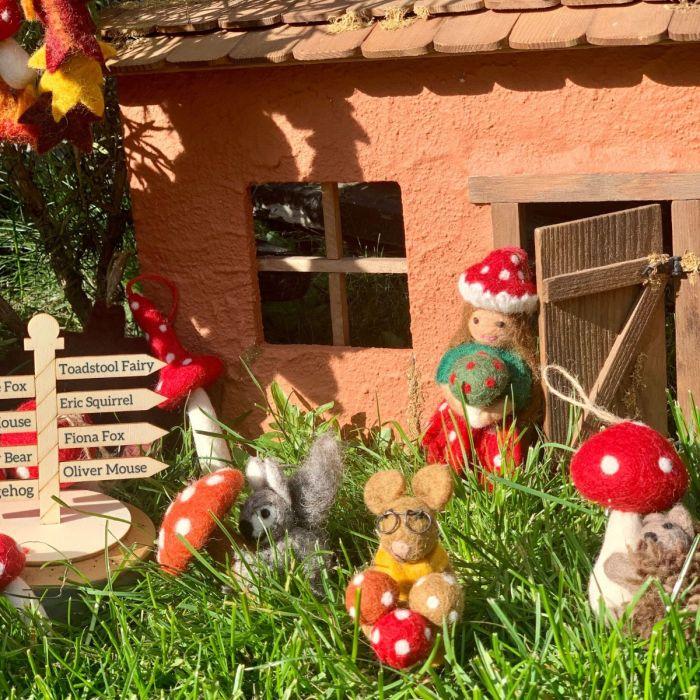 Felt So Good Handmade Needle Felt Oliver The Mouse Hanging Autumnal Decoration