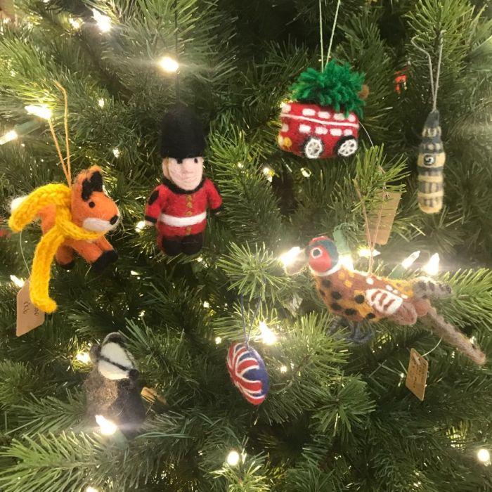 Felt So Good Handmade Pheasant Hanging Fair Trade Countryside Decoration