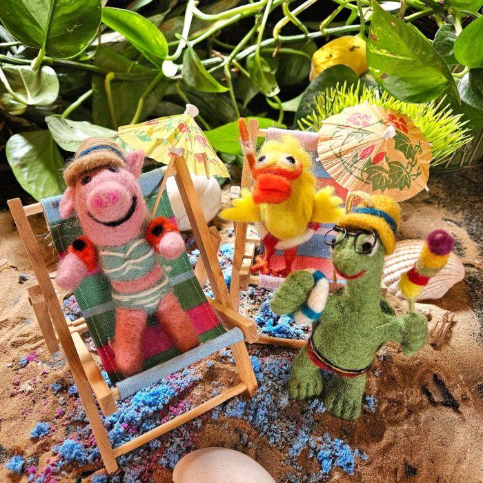 Felt So Good Handmade Shellbert The Tortoise Hanging Summer Decoration