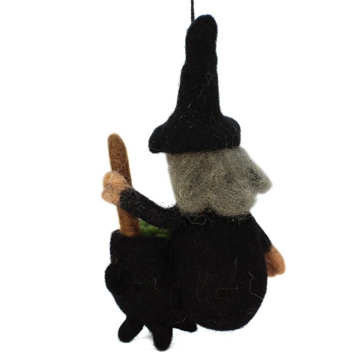 Felt So Good Handmade Wanda The Witch Biodegradable Halloween Decoration