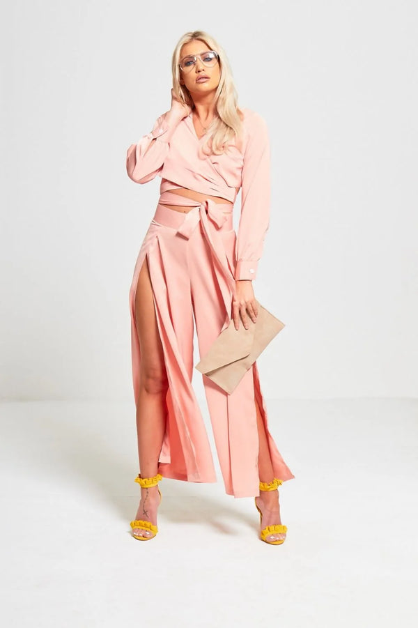 femme luxe Beige Suede Envelope Luxe Clutch Bag - Laura