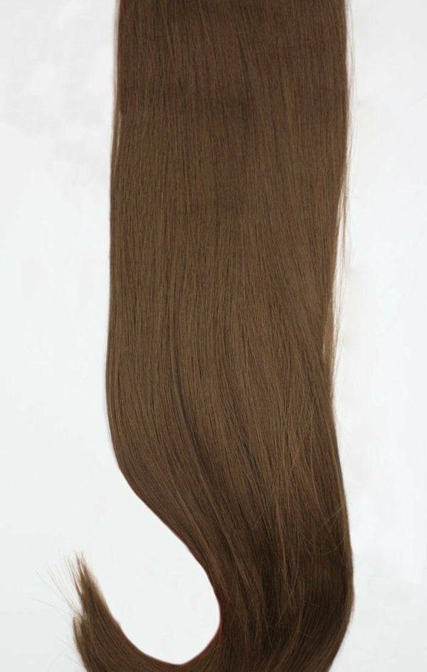 Femme Luxe Chestnut 24" Synthetic Straight Hair Extensions Clip In Piece - Auora