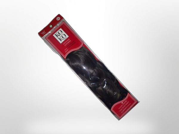 Femme Luxe Coffee Brown 20" Synthetic Curly Hair Extensions Clip In Piece - Auora