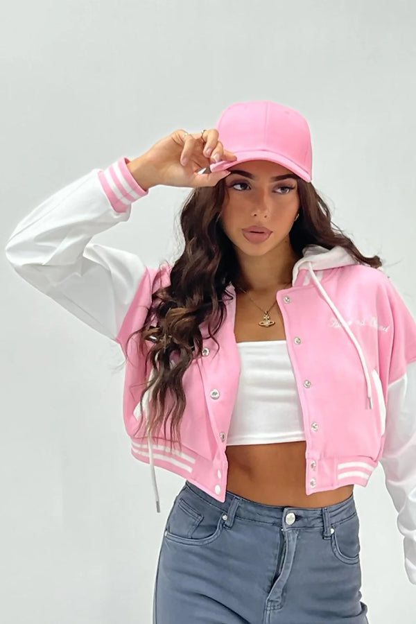 femme luxe Baby Pink Baseball Cap - Ellese