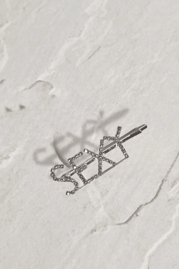 femme luxe Diamante Hair Slide-Karina