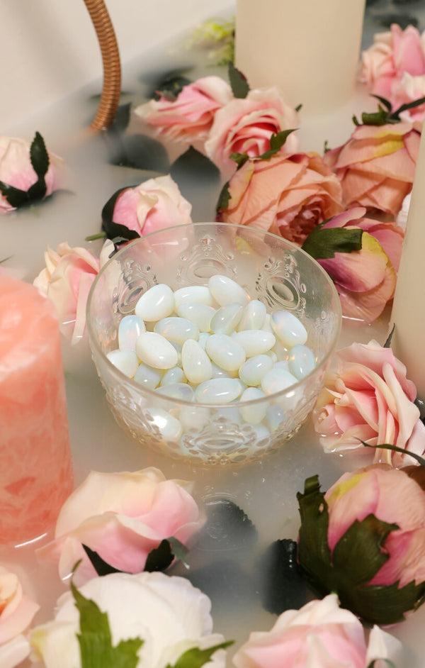 Femme Luxe Opalite Polished Healing Crystal Tumblestone