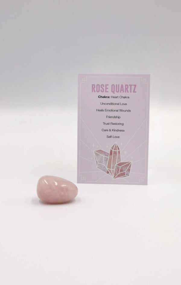 Femme Luxe Rose Quartz Polished Healing Crystal Tumblestone