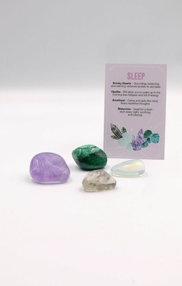 femme luxe Sleep Polished Healing Crystal Tumblestones Multipack