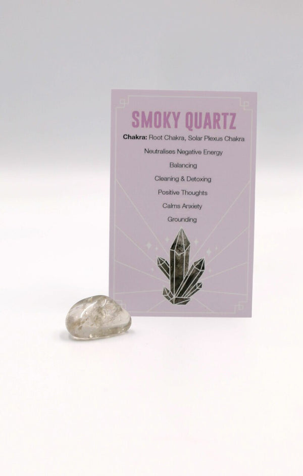 Femme Luxe Smoky Quartz Polished Healing Crystal Tumblestone