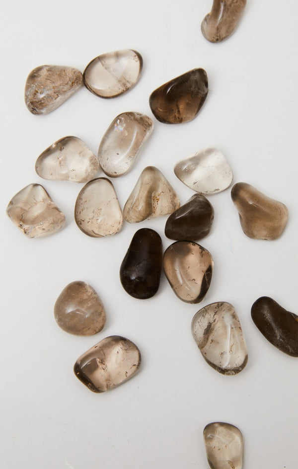 femme luxe Smoky Quartz Polished Healing Crystal Tumblestone