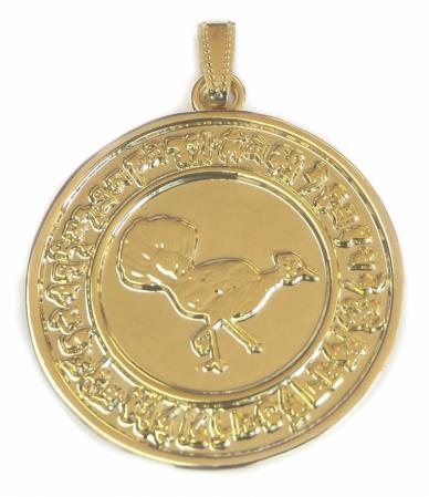 Feng Shui Import 3-Legged Bird Pendant For Success - Radiant Sun