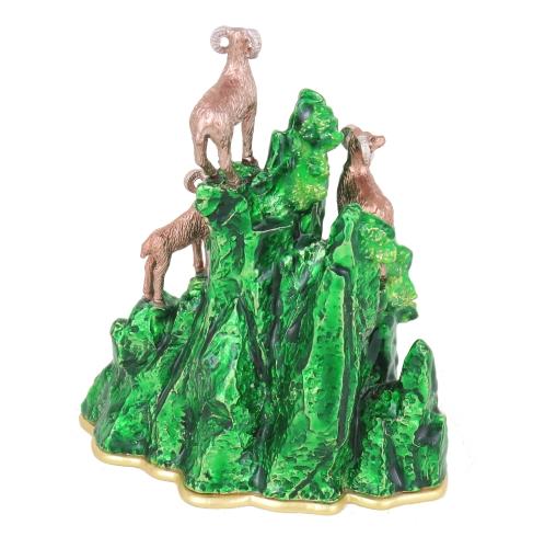 Feng Shui Import 3 Sheep On A Mountain - San Yang Kai Tai