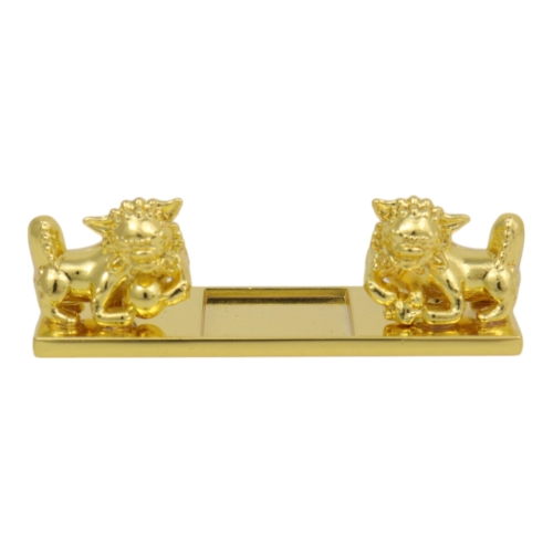 Feng Shui Import 5 Element Pagoda With A Pair Of Foo Dogs (Mini)