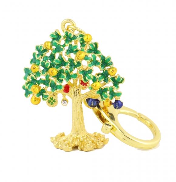 Feng Shui Import Activating Prosperity Tree Keychain Amulet