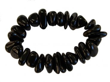 feng shui import Black Obsidian Tumbled Stone Bracelet