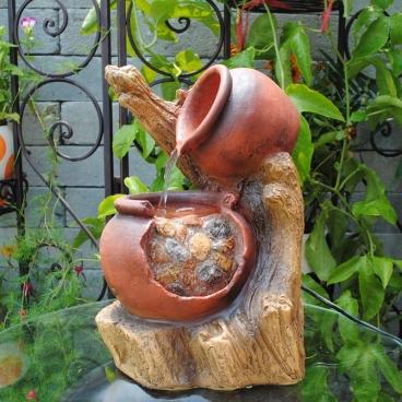 feng shui import Broken Pot Tabletop Water Fountain