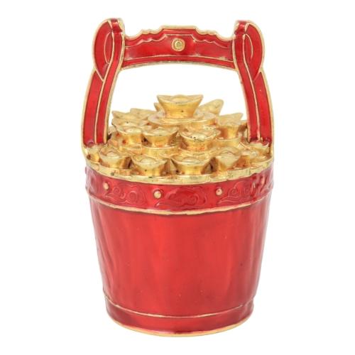feng Shui Import Buckets Of Gold & Good Fortune (5 Colors)