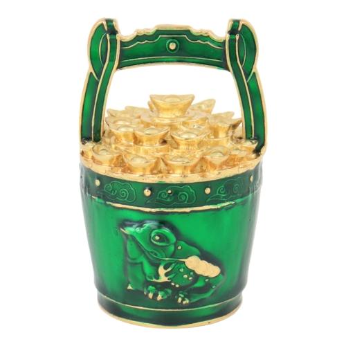 feng Shui Import Buckets Of Gold & Good Fortune (5 Colors)