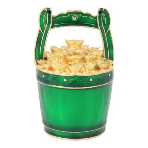 feng Shui Import Buckets Of Gold & Good Fortune (5 Colors)