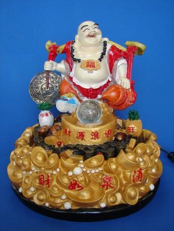 feng shui import Buddha Water Fountain Carrying Coin and Wu Lou