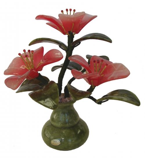 feng shui import Colorful Jade Flower in Wu Lou Jade Vase