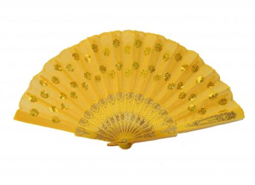 feng shui import Colorful Peacock Pattern Sequin Fabric Hand Fan