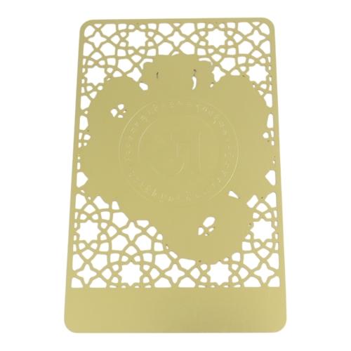 Feng Shui Import Dorje Drolo Scorpion Gold Talisman Card