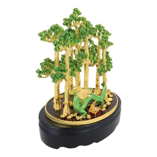 Feng Shui Import Dragon In Forest Of Wealth With Stand