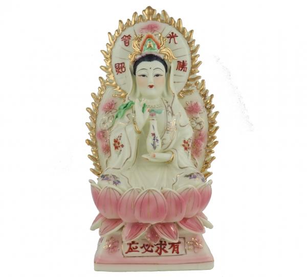feng shui import 14 Inch Sitting Kuan Yin Statue