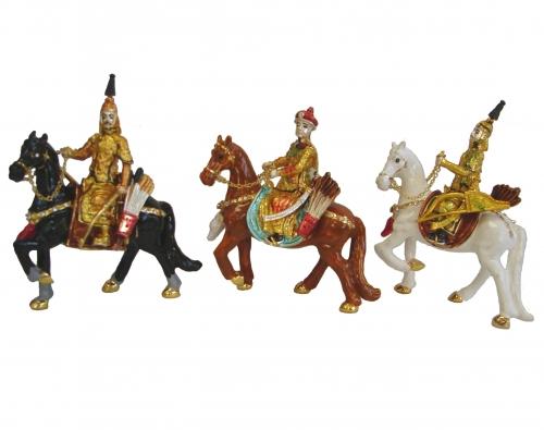 feng shui import 3 Great Emperors on Horseback